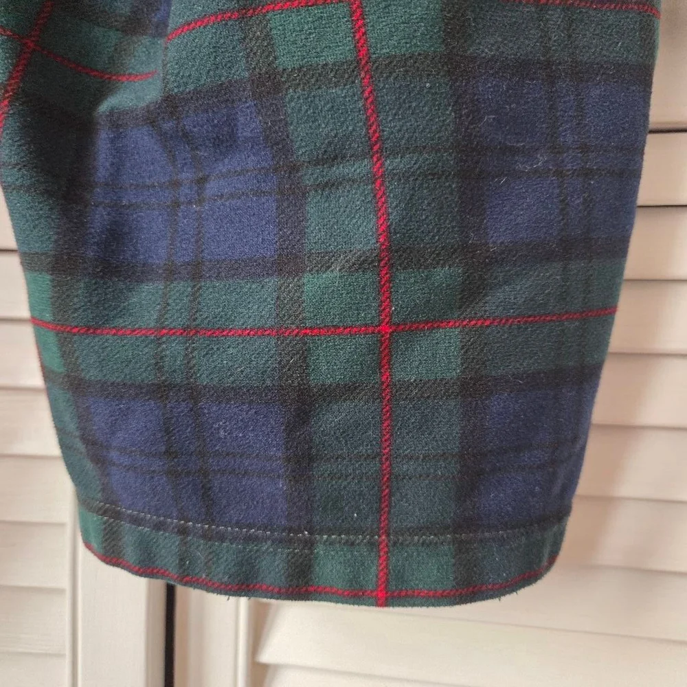 Nautica Men's Flannel Plaid Sleepwear pants green, blue, and red